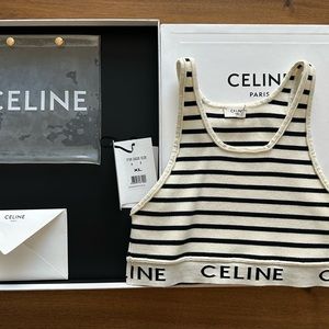 Celine Mesh Sports Bra - Striped